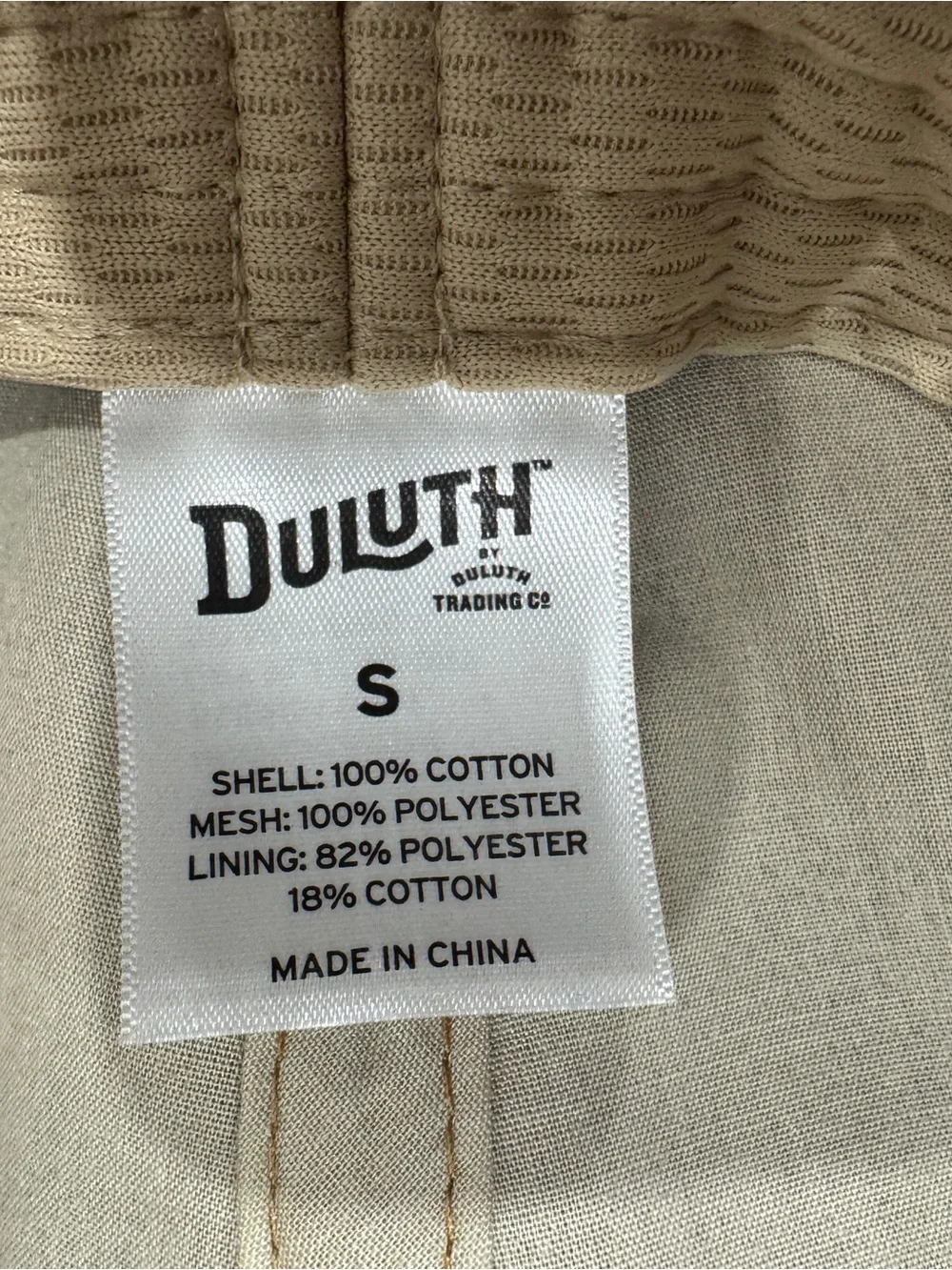 Duluth Wide Brim Sun Hat with Chin Strap - Brown Size Small
